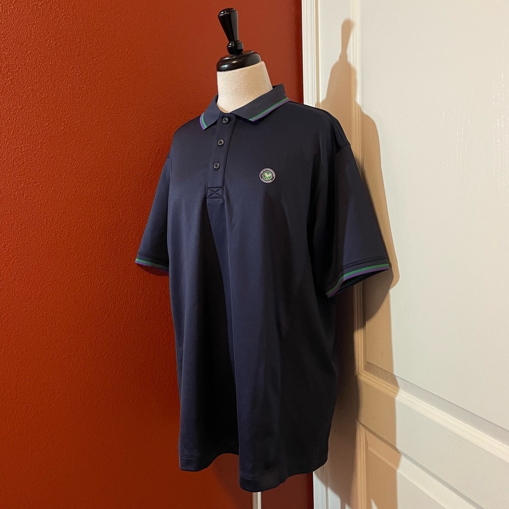 Wimbledon Men’s Classic Navy Official Merchandise The Championships Tennis Polo